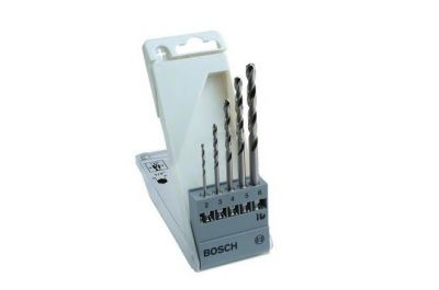 Set burghie pentru metal HSS-G,prindere 2/4", DIN 338, 5 buc. ― Diamantat.ro