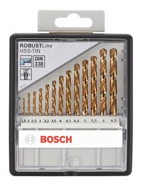 Set Robust Line de burghie pentru metal HSS-TiN, 135, 13 buc.