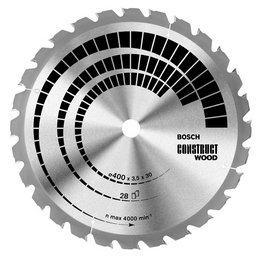 DISC PENTRU LEMN CU CUIE, CONSTRUCT WOOD Ф 350x30mm  ― Diamantat.ro