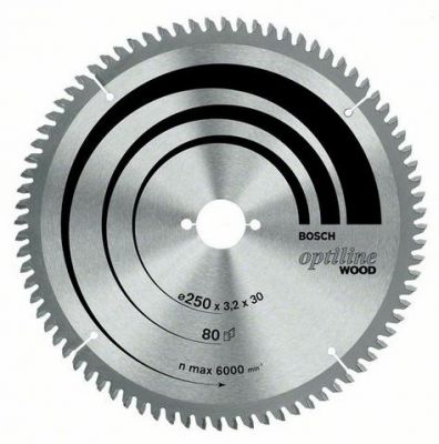 Pânză de ferăstrău circular stationar Optiline Wood Ф 216x30mm ― Diamantat.ro