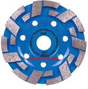 Disc diamantat slefuire beton nearmat,D=125mm