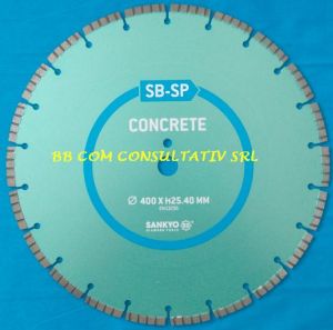 Disc Diamantat pentru BETON ARMAT,taiere uscata,D=350mm,SANKYO